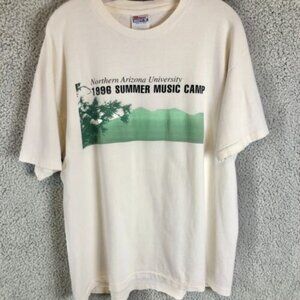 Vintage 90's Arizona University 96 Summer Camp T-shirt Size XL Single Stitch USA
